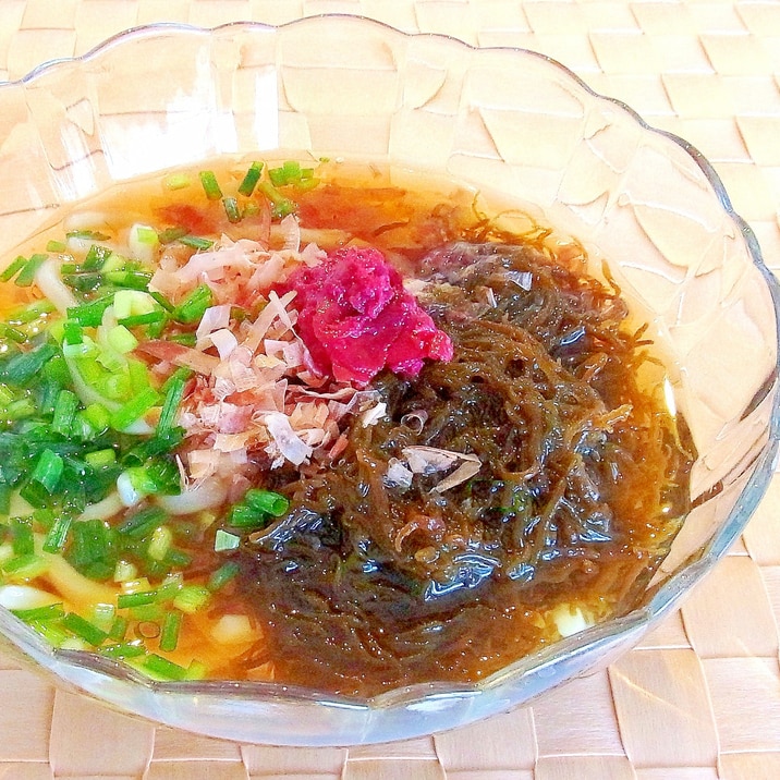 冷たい梅もずくうどん レシピ 作り方 By メリッコ 楽天レシピ 冷たい梅もずくうどん レシピ 作り方 By メリッコ 楽天レシピ